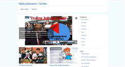 Desktop Screenshot of mattjohanson.com